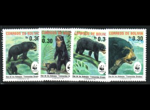 Bolivien: 1991, Brillenbär, WWF-Ausgabe