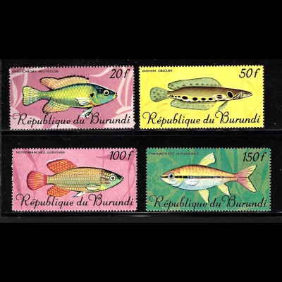 Burundi: 1967, Fische (nur Höchstwerte)
