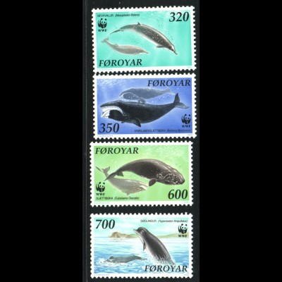 Dänemark - Färöer: 1990, Wale, WWF-Ausgabe