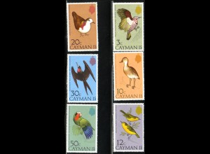 Kaiman-Inseln: 1975, Einheimische Vögel