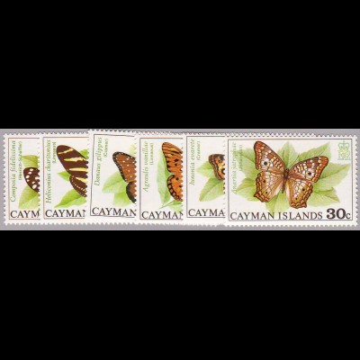 Kaiman-Inseln: 1977, Schmetterlinge