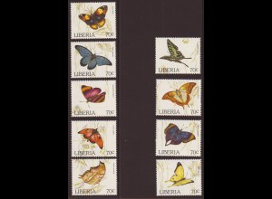 Liberia: 1996, Schmetterlinge