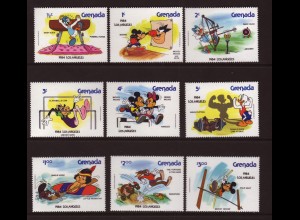 Grenada: 1984, Walt-Disney-Figuren (Sommerolympiade Los Angeles)