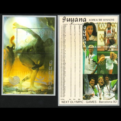 Guyana: 1989, Blockpaar Goldmedaillengewinner der Sommerolympiade Seoul