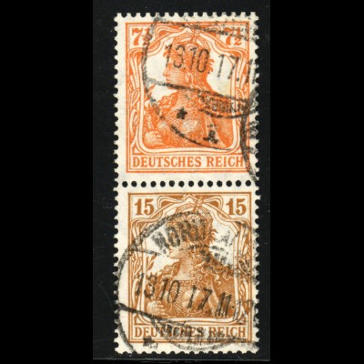 1916, Germania: 7½ + 15 (gepr. Infla, M€ 200,-)