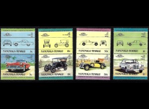 Tuvalu - Nanumaga: 1984, Zusammendruckpaare Automobile