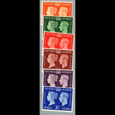 Grossbritannien: 1940, 100 Jahre Briefmarken