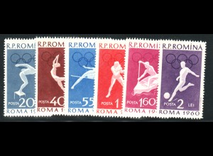 Rumänien: 1960, Sommerolympiade Rom
