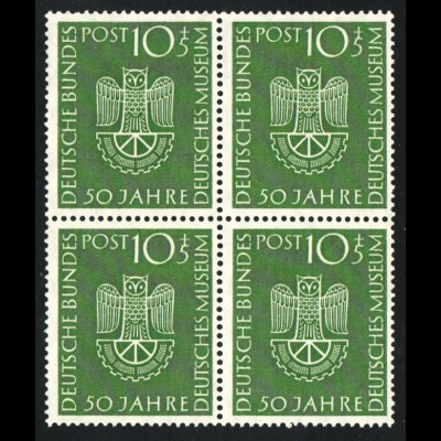 1953, Deutsches Museum (Viererblock, M€ 120,-)