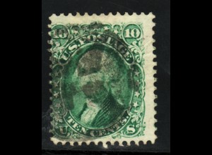 USA: 1861, G. Washington 10 C. grün