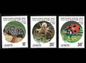 Kongo / Brazzaville: 1994, Insekten und Spinnentiere