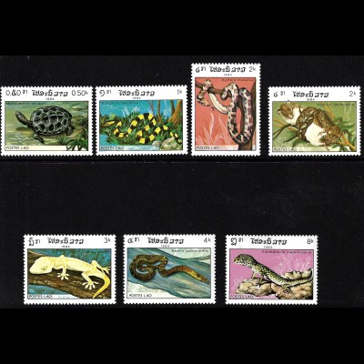Laos: 1984, Reptilien