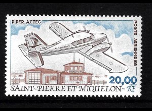 St. Pierre und Miquelon: 1989, Flugzeug 20 Fr.