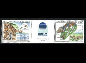 St. Pierre und Miquelon: 1995, Dreierstreifen Geologische Forschung