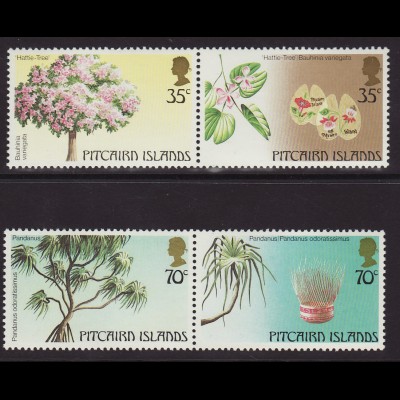 Pitcairn: 1983, Bäume (Zusammendruckpaare)