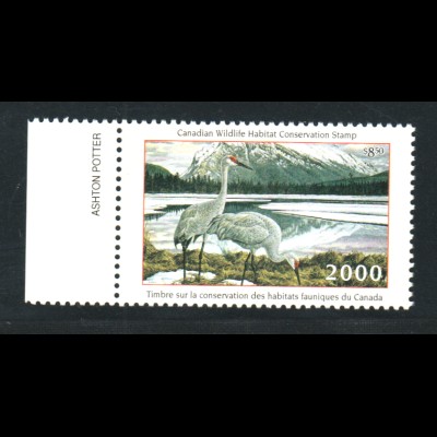 Kanada: 2000, Jagdlizensmarken (Motiv Vögel, keine Briefmarke)