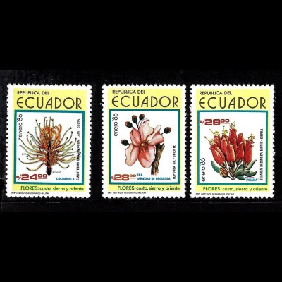 Ecuador: 1986, Blumen