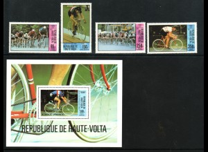 Obervolta: 1980, Sommerolympiade Moskau (Fahrradrennen, Satz und Block)