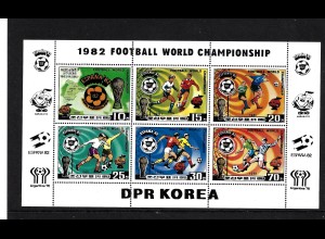 Nordkorea: 1981, Kleinbogen Fußball-WM Spanien