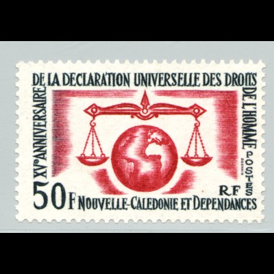 Neukaledonien: 1963, Allgemeine Erklärung der Menschenrechte