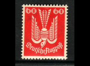 1922, Holztaube 60 Pfg. in der guten Farbe schwärzlichrot (farbgepr. Infla)
