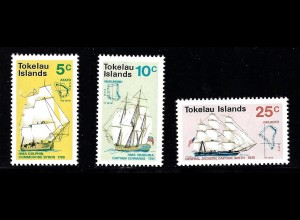Tokelau-Inseln: 1970, Alte Segelschiffe