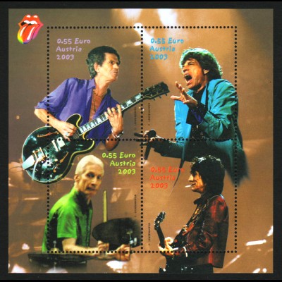 Österreich: 2003, Blockausgabe Rolling Stones