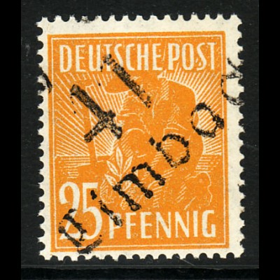 SBZ: 1948, Bezirk 14, 25 Pfg. "Limbach" (gepr. BPP)