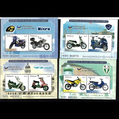 Malaysia: 2003, Blocksatz Motorräder