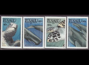 Tuvalu: 1991, Gefährdete Meerestiere (Schildkröten und Wale)