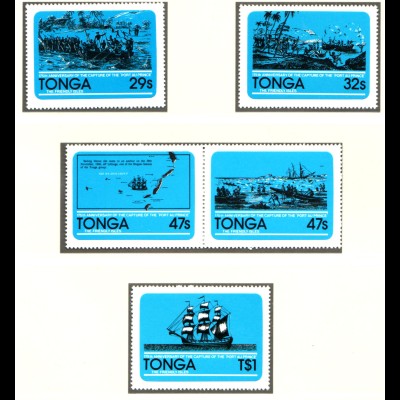 Tonga: 1981, Segelschiff "Port au Prince"
