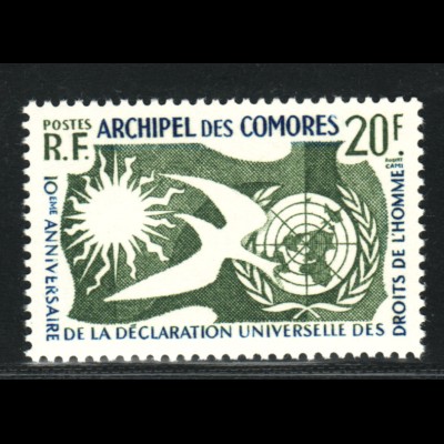 Komoren: 1958, Erklärung der Menschenrechte