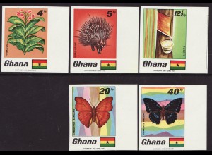 Ghana: , Pflanzen und Tiere (ungezähnt)
