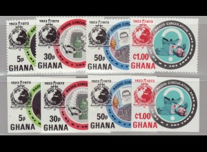 Ghana: 1973, Interpol (gez. und ungezähnt)