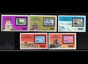 Zentralafrikanische Republik: 1977, Zeppelin-Briefmarken