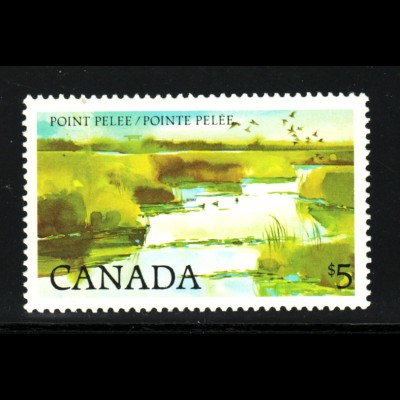 Kanada: 1983, Freimarke Point-Pelee-Nationalpark 5 $
