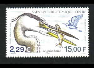 St. Pierre und Miquelon: 2001, Graureiher