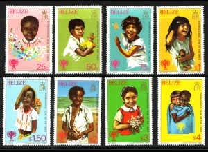 Belize: 1980, Jahr des Kindes, Kindergesichter