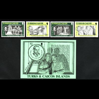 Turks- und Caicos-Inseln: 1984, Athur Conan Doyle (Schriftsteller)