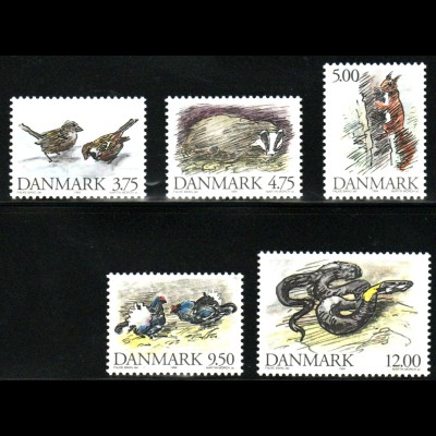 Dänemark: 1994, Einheimische Tiere