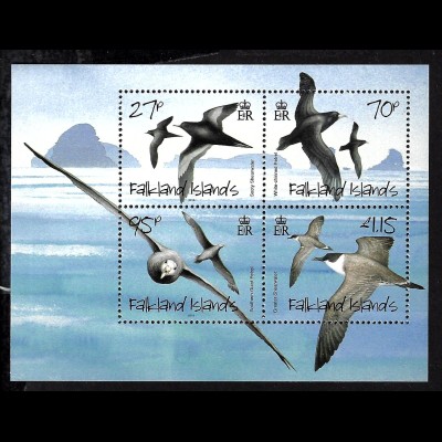 Falklandinseln: 2010, Blockausgabe Sturmvögel