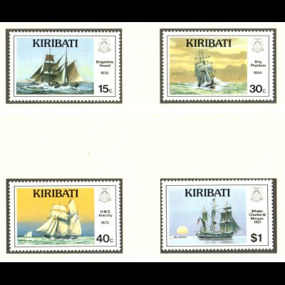 Kiribati: 1989, Historische Segelschiffe