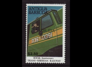 Antigua und Barbuda: 1991, Transsibirische Eisenbahn
