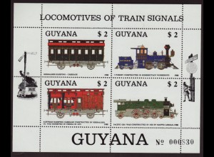 Guyana: 1989, Kleinbogen Eisenbahn