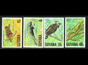 Guyana: 1983, Naturschutz (Tiere)