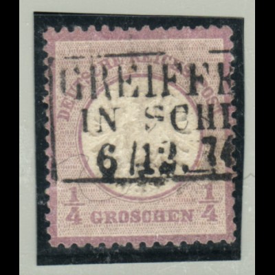 Gr. Brustschild 1/4 Gr. (Ra3 "Greiff... in Schl...", M€ 130,-)