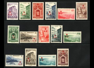 Monaco: 1940, Rotes Kreuz (postfrisch, M€ 250,-)