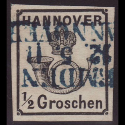Hannover: 1860, Posthorn ½ Gr. 