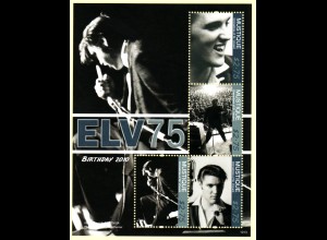 St. Vincent / Grenadinen (Mustique): 2011, Kleinbogen 75. Geburtstag von Elvis Presley (Einzelstück)