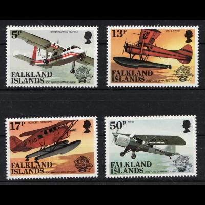 Falklandinseln: 1983, Flugzeuge